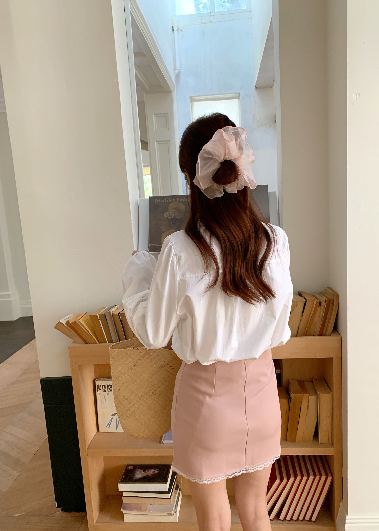 Iris Lacey Mini Skort in Blush