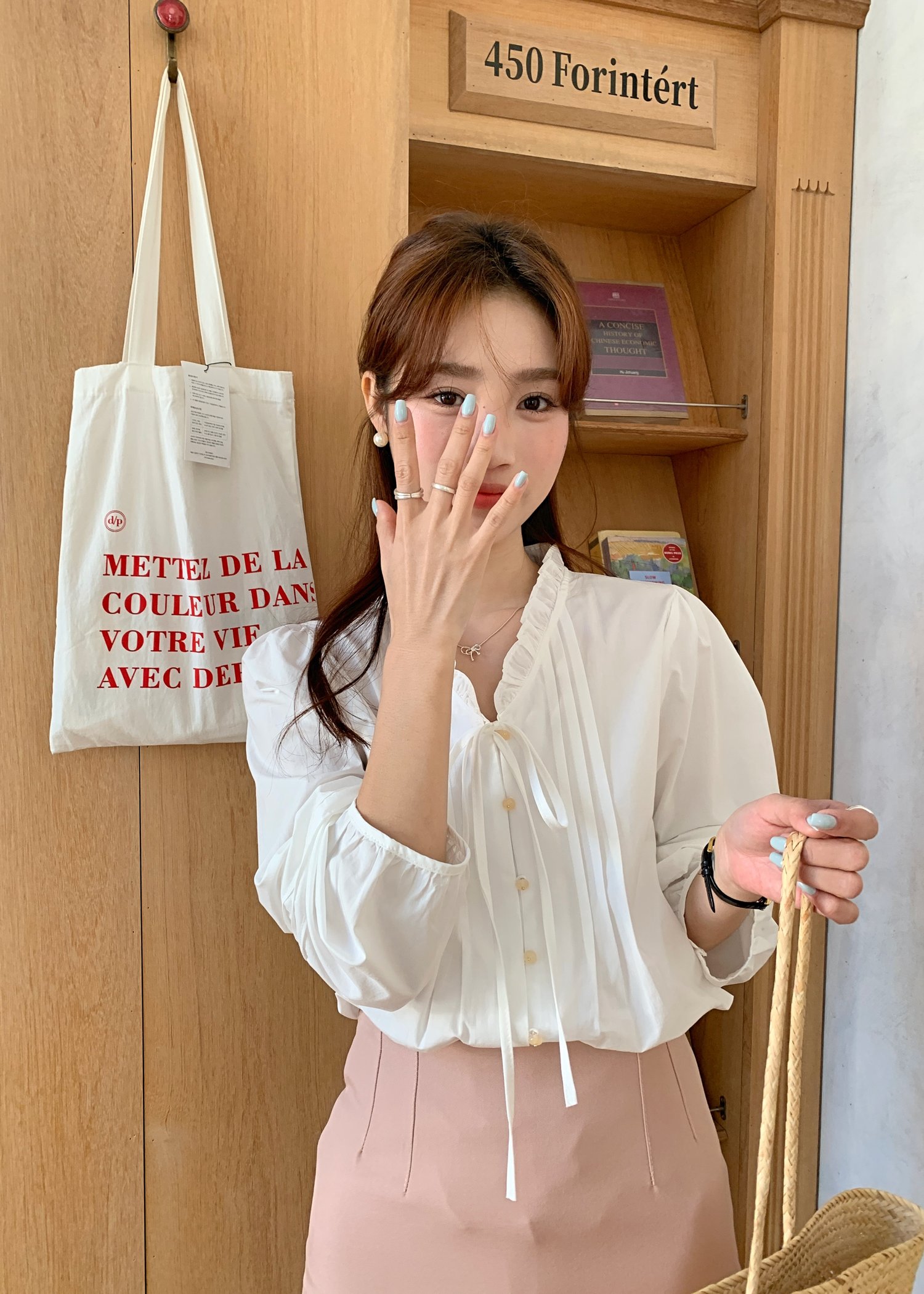 Iris Lacey Mini Skort in Blush