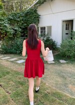 Diana Fleur Mini Dress in Red