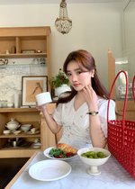 Clara Embroidery Floral Dress in White