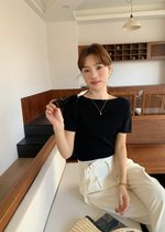 Classic Wide Leg Trousers in Apricot