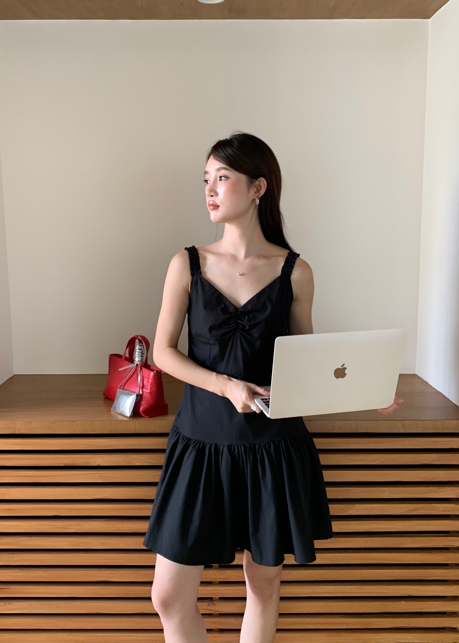 Belle Mini Dress in Black