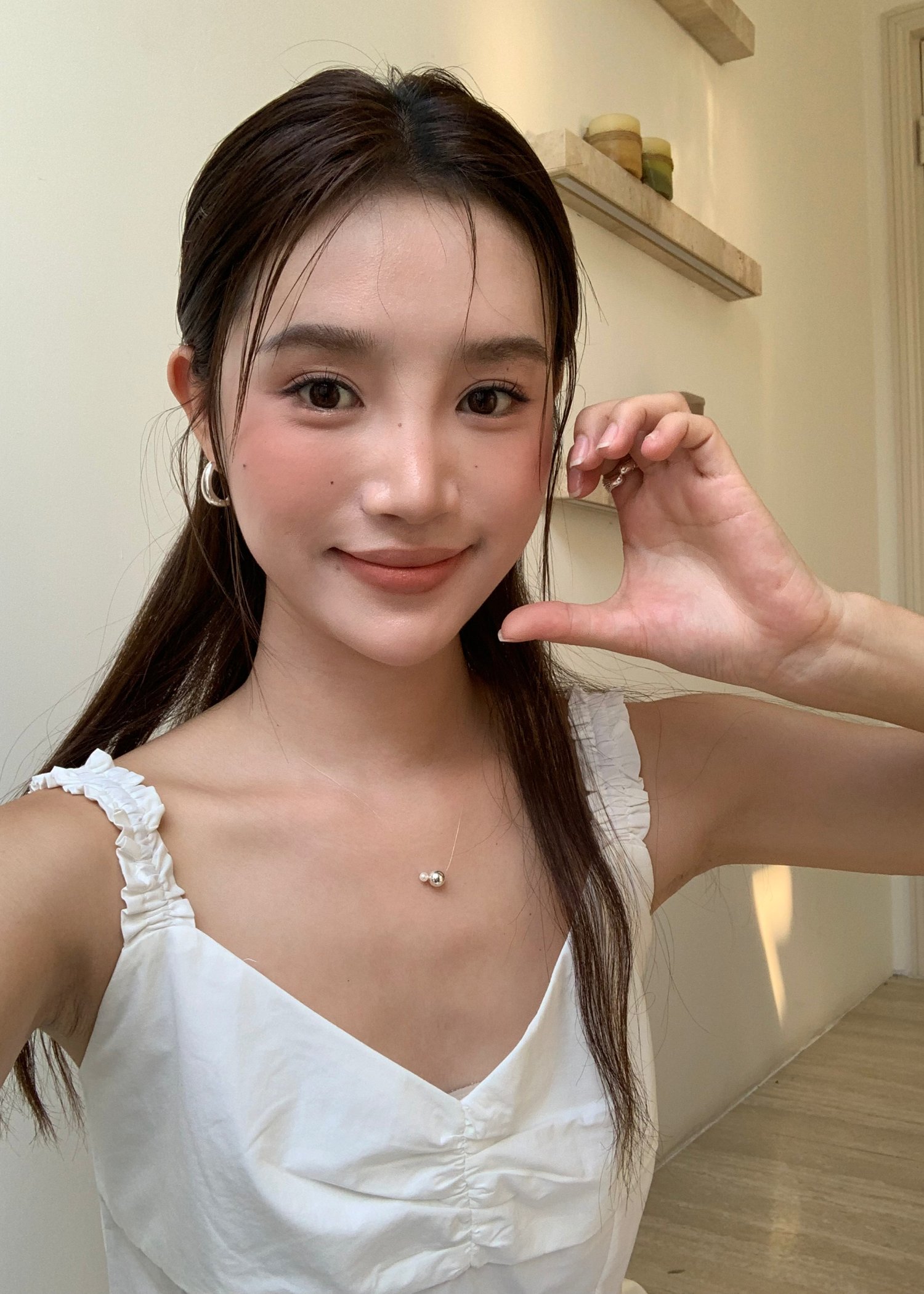 Belle Mini Dress in White