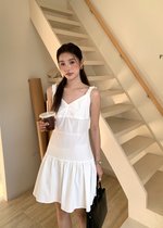 Belle Mini Dress in White