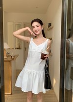 Belle Mini Dress in White