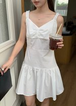 Belle Mini Dress in White