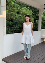 Belle Mini Dress in White