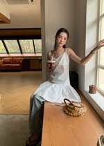 Belle Mini Dress in White