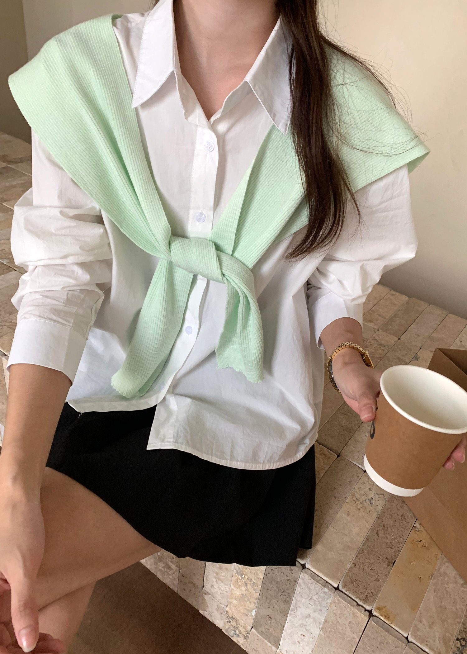 Laure Everyday Blouse in White