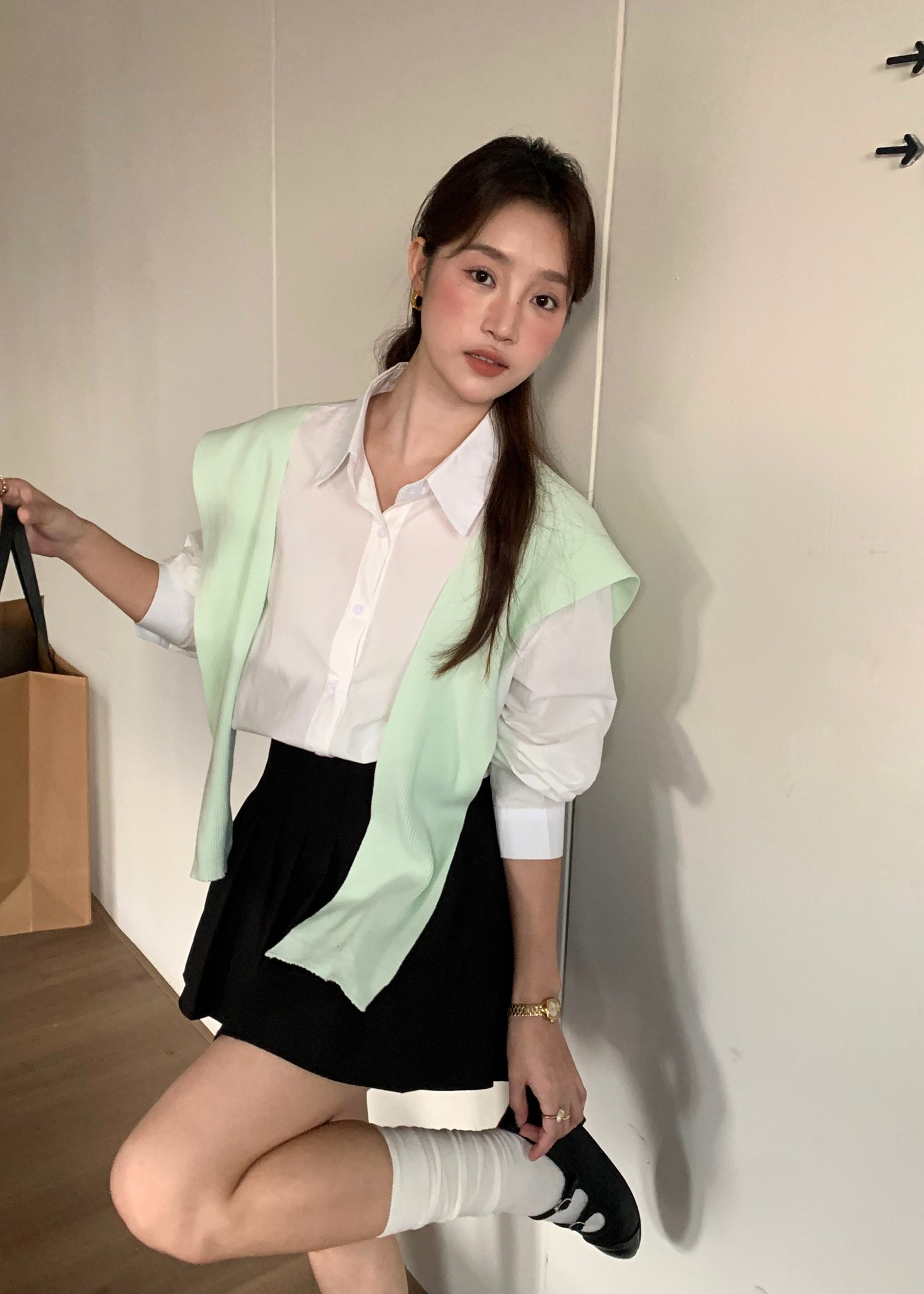 Laure Everyday Blouse in White