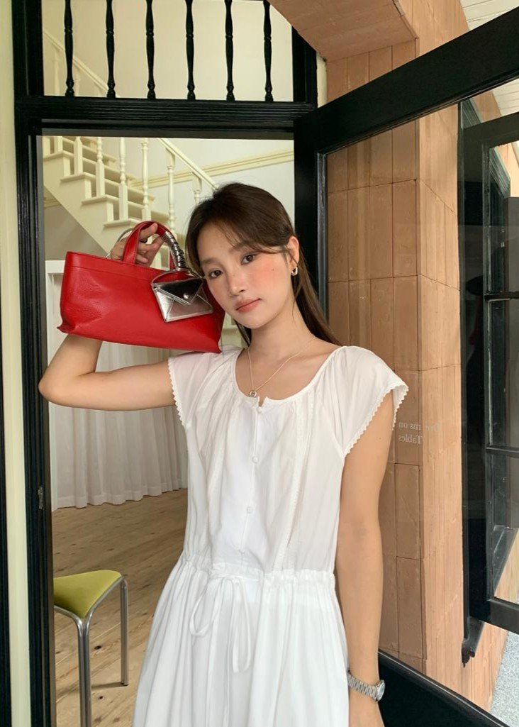 Cecilia Garden Maxi Dress in White