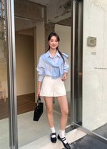 (DEFECT) Laure Everyday Blouse in Blue