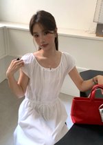 Cecilia Garden Maxi Dress in White