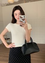 Chloe Polka Dot Ruffle Skort in Black