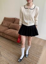 Ariel Knit Cardigan in Oat