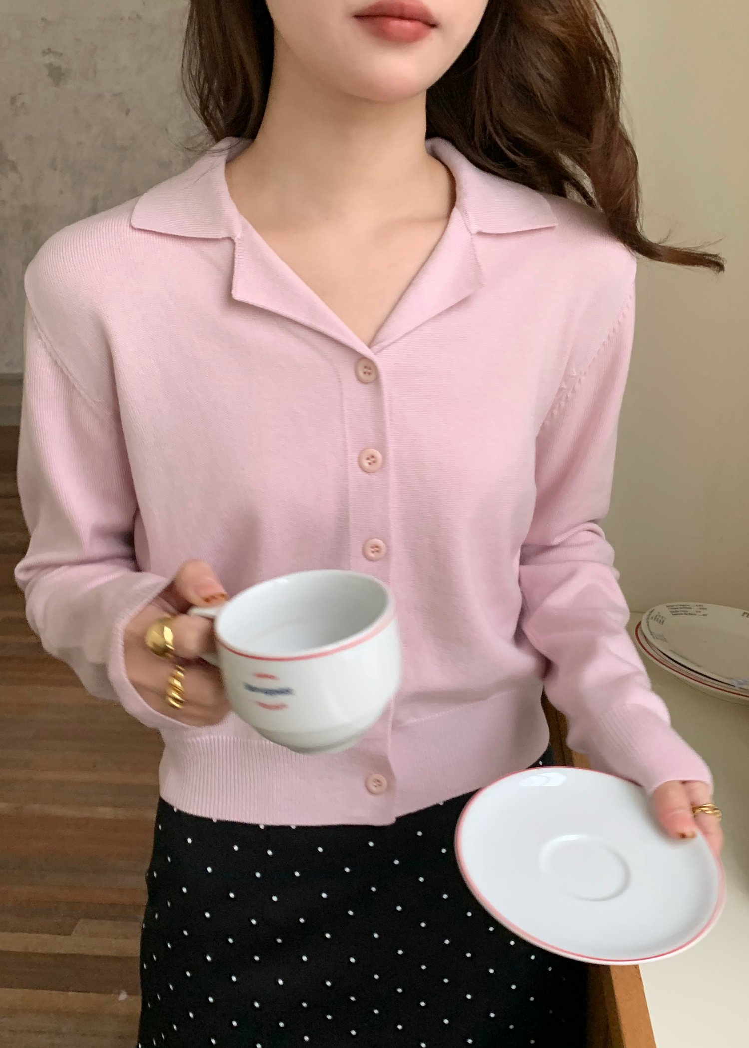 (DEFECT) Jamie Long Sleeve Knit Top in Light Lilac