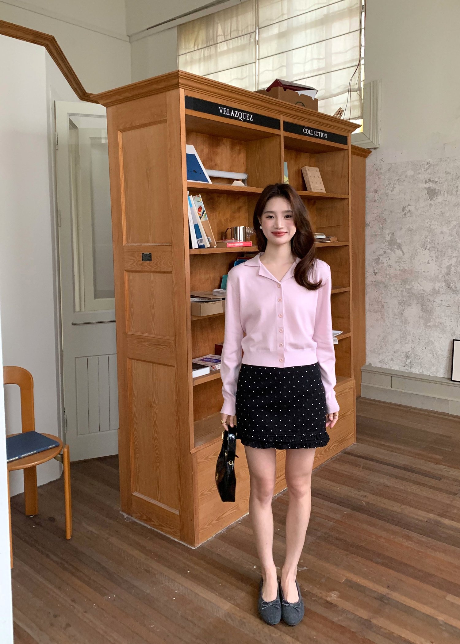 (DEFECT) Jamie Long Sleeve Knit Top in Light Lilac