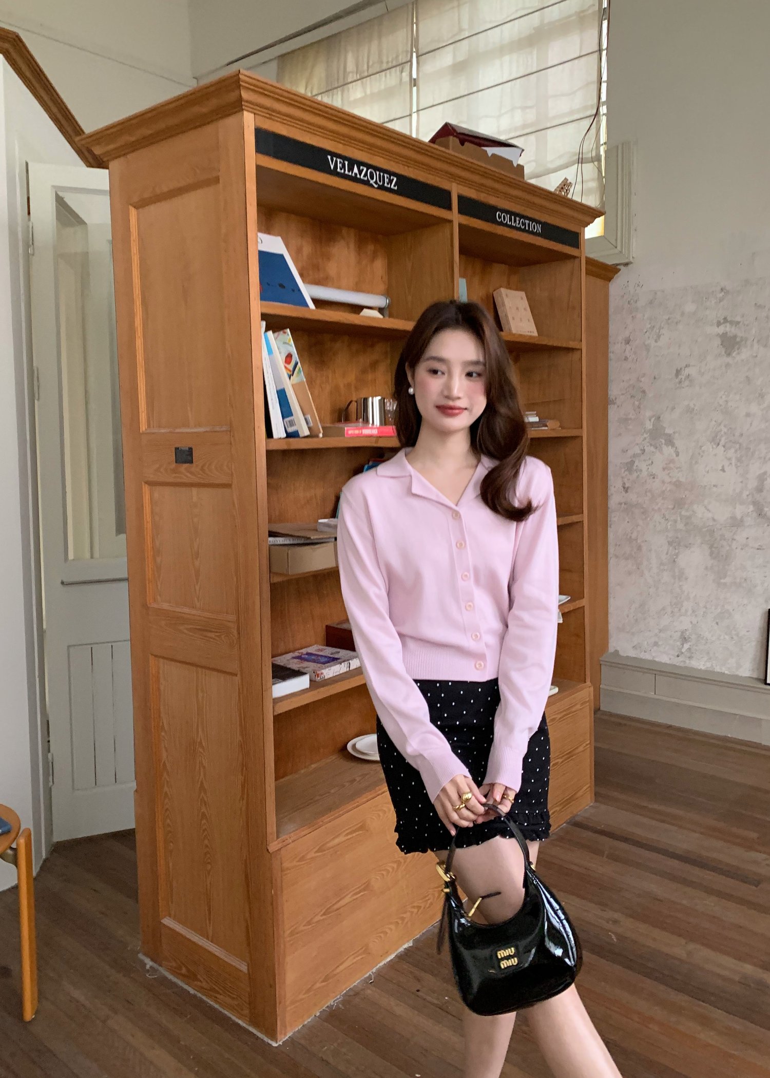 (DEFECT) Jamie Long Sleeve Knit Top in Light Lilac