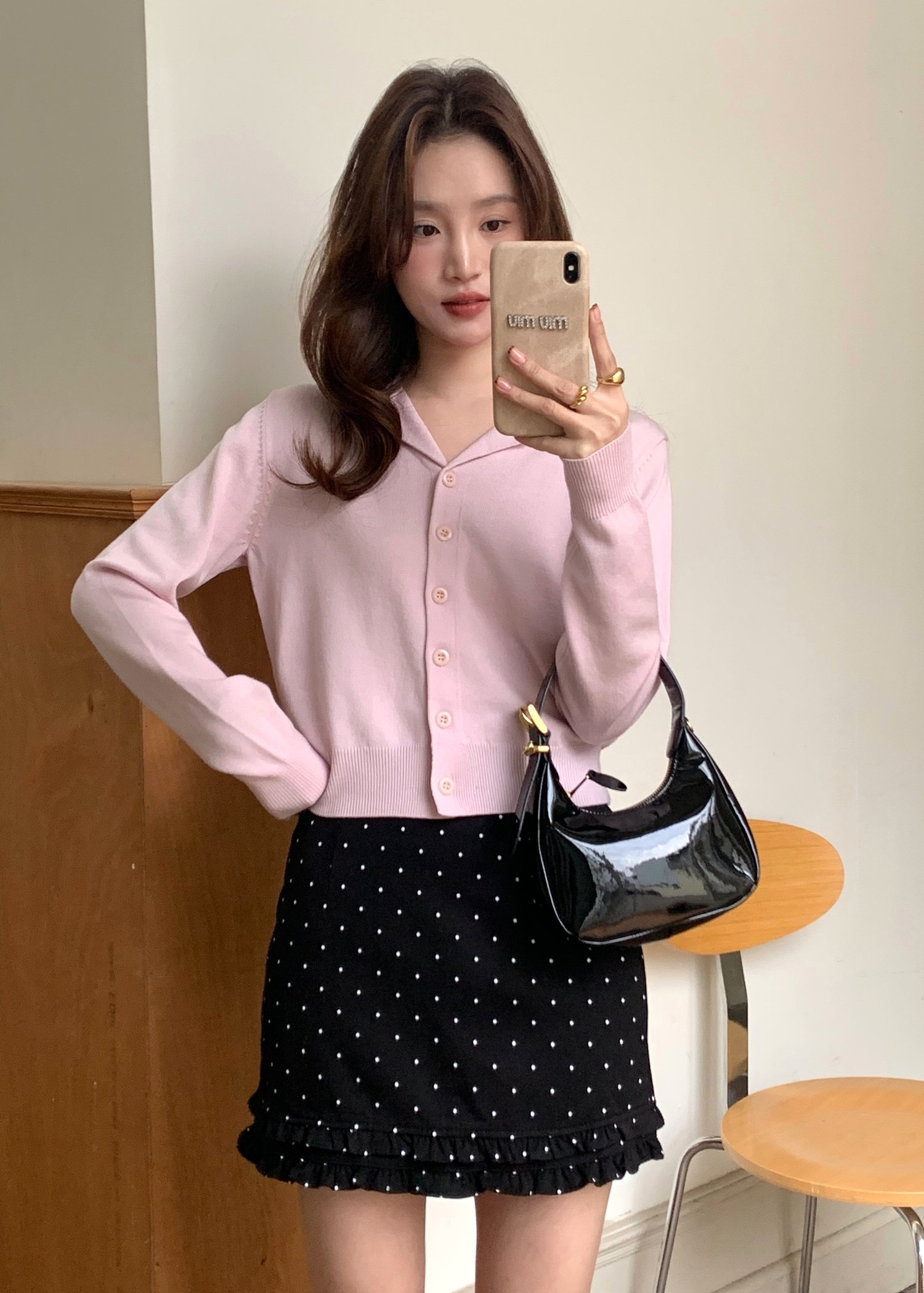 (DEFECT) Jamie Long Sleeve Knit Top in Light Lilac