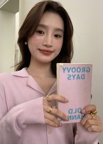 (DEFECT) Jamie Long Sleeve Knit Top in Light Lilac