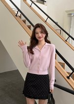 (DEFECT) Jamie Long Sleeve Knit Top in Light Lilac