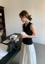 (DEFECT) Nera Cami Knit Top in Black