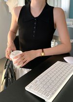 (DEFECT) Nera Cami Knit Top in Black
