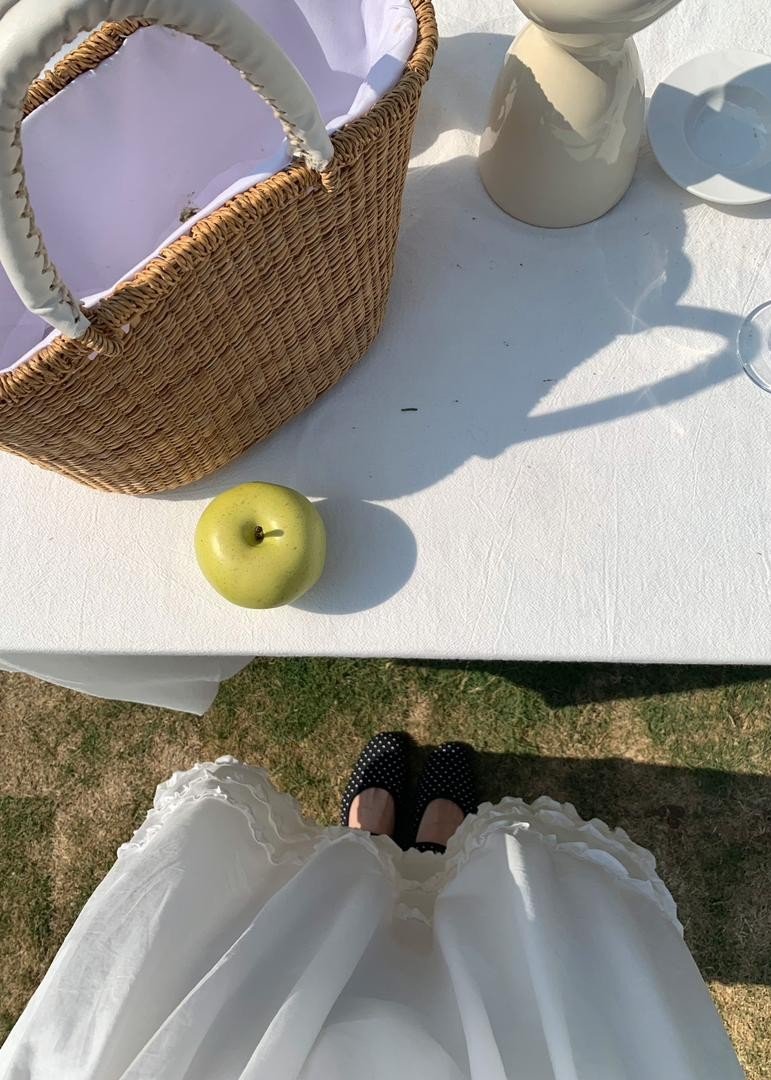 L' Amour Garden Lacey Dress in White