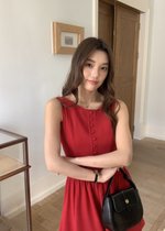 Diana Fleur Mini Dress in Red