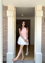 Estelle Tweed Top in Pink