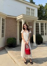 (DEFECT) Elise Embroidery Eyelet Dress in White