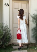 (DEFECT) Elise Embroidery Eyelet Dress in White