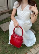 (DEFECT) Elise Embroidery Eyelet Dress in White