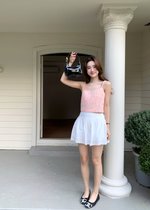 Iriana Tweed Cami Top in Pink