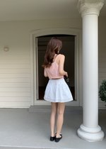 Iriana Tweed Cami Top in Pink