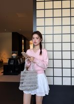 Baby Fluffy Long Sleeve Top in Pink