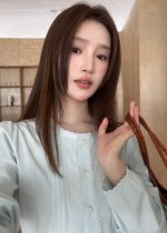 Serene Lacey Pleated Blouse in Baby Green