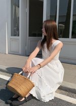 L' Amour Garden Lacey Dress in White