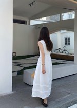 L' Amour Garden Lacey Dress in White