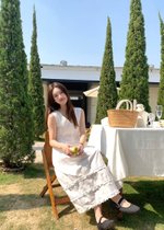 L' Amour Garden Lacey Dress in White