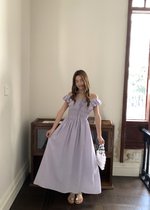 De Luna Long Dress in Baby Yam