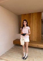 Hazel Collar Top in Pink