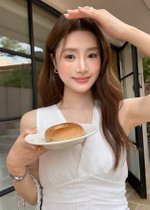 Jennie Flare Top in White