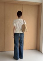 Erica Ruffles Blouse in Butter