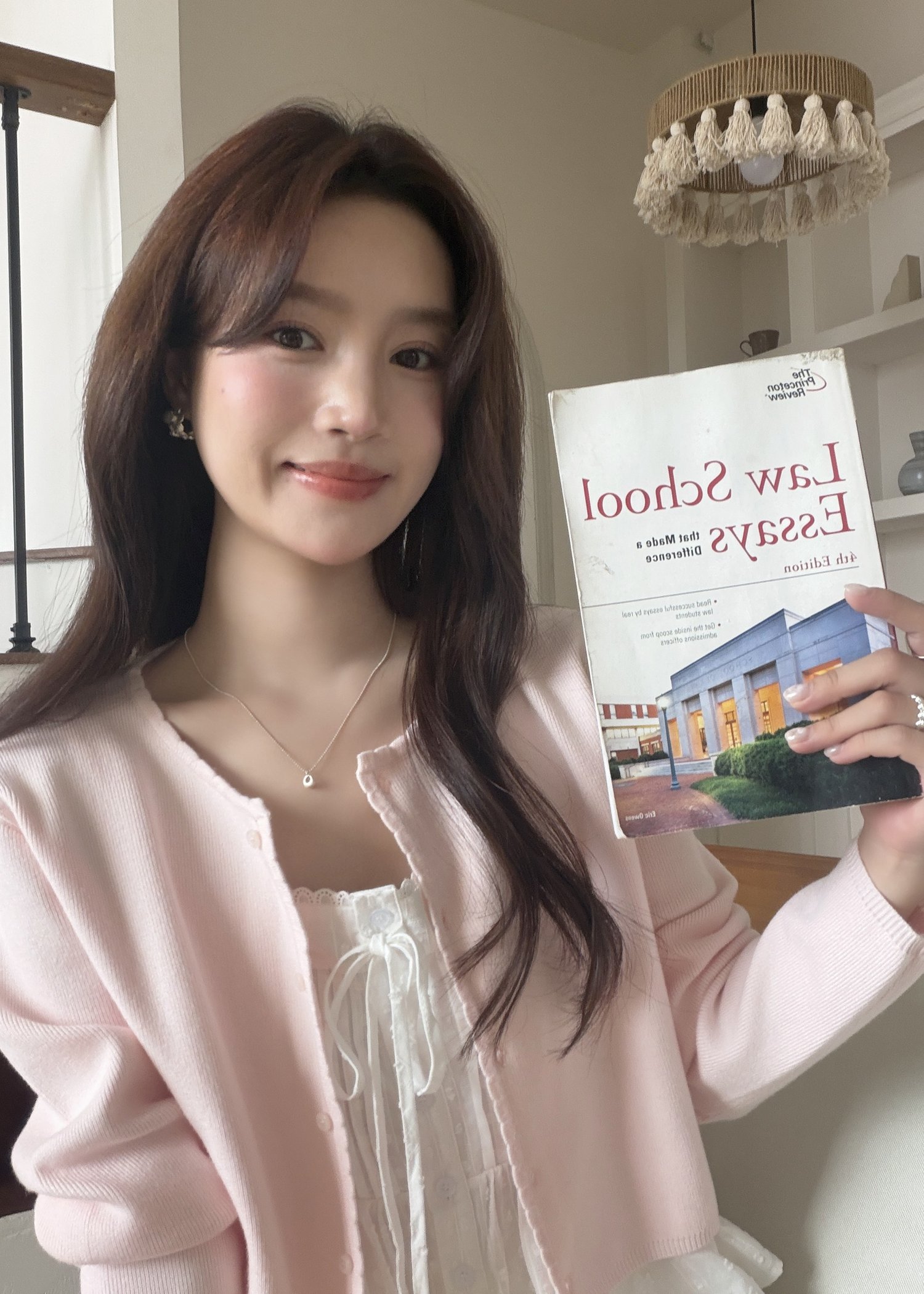 Lara Fufu Knit Top in Baby Pink