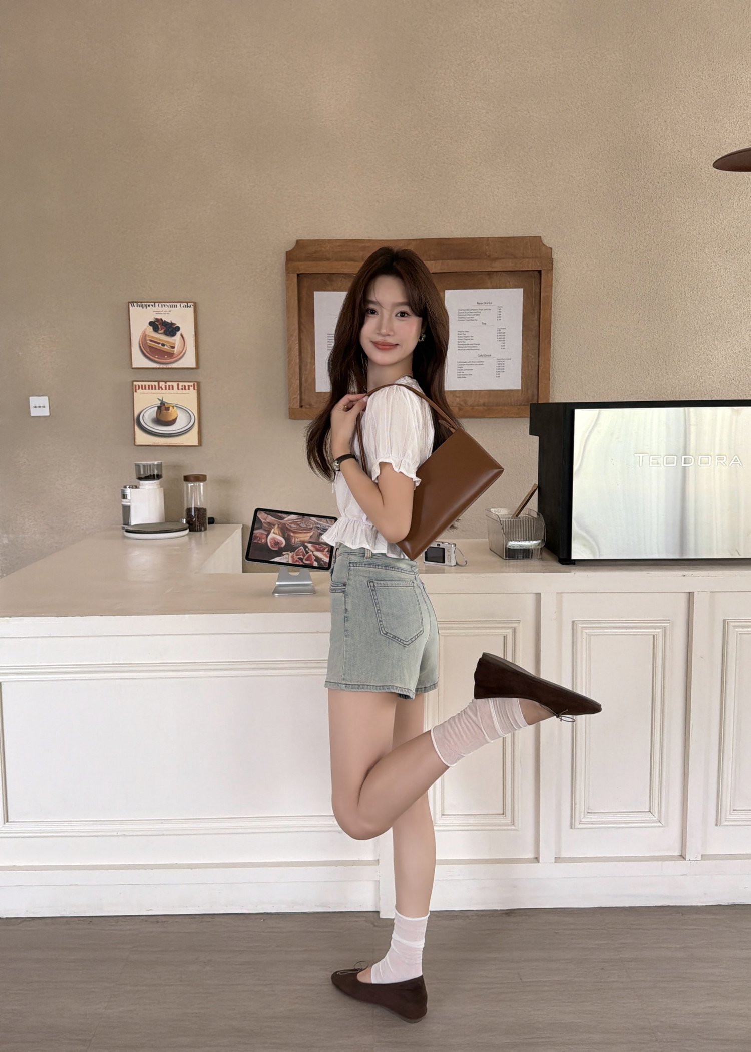 Carol Lacey Blouse in White