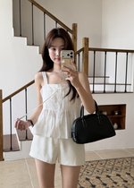 Jerlyn Pleated Cami Top in White