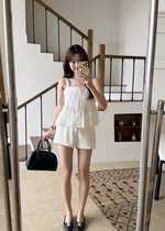 Jerlyn Pleated Cami Top in White