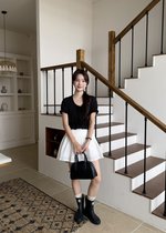 Carol Lacey Blouse in Black