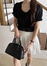 Carol Lacey Blouse in Black
